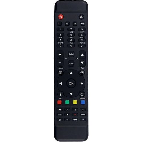Remote Control Replacement for Formuler F1, F2, F3, F4 Turbo TV Accessories Black