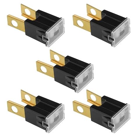5pcs Automobile Fuse Paddle Mounted 32V 80A Male Terminal Fused Block J Blade for Vehicles Automobiles Trucks Electrical Equipment Marine (1/5)