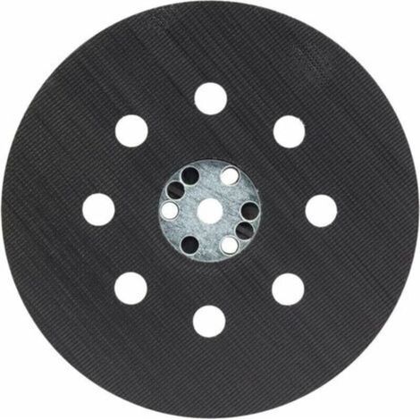 Plateau de Ponage Mi-Dur (pour Peinture, Mastic, 8 Trous, 125 mm, Accessoires Ponceuses Excentriques) (1/4)
