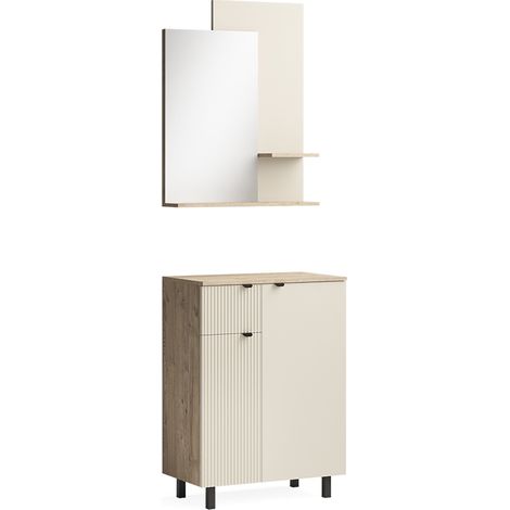 Garderobe Puerto, Eiche/Cashmere, 2-er Set, Vicco (1/5)