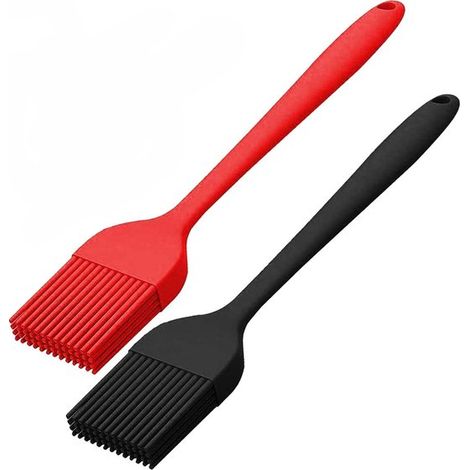 Zeynomax - Spazzole in silicone - Spazzole da cucina - Set da 2 - Resistenti al calore e senza BPA - Accessorio da cucina - Adatte a ogni cuoco (1/5)