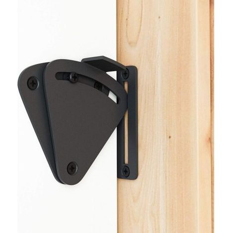 Black lock – made of solid carbon steel – for sliding and retractable doors (1/5)