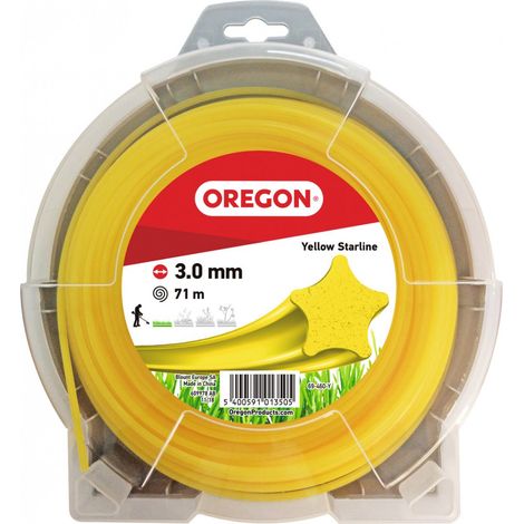 Hilo de desbrozadora Etoile Nylon Amarillo ø 3.0mm/71m Oregon 69-460-Y