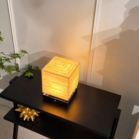 Lampe de table sans verre design japonais luminaire de chevet chambre restaurant 51 × 28 × 28 cm 4 kg – Livraison gratuite