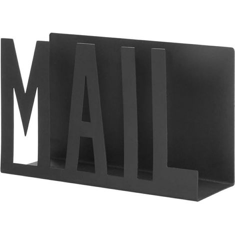 Trieur de lettres, organisateur de courrier en métal, porte-documents de rangement (1/4)
