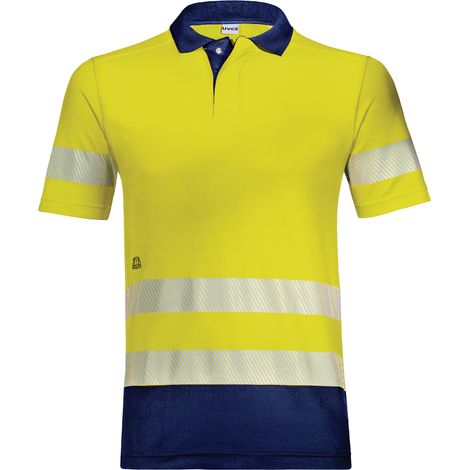 Uvex Suxxeed Construction Herren-Arbeitsshirt - Gelbe Männer-Poloshirt: 6XL