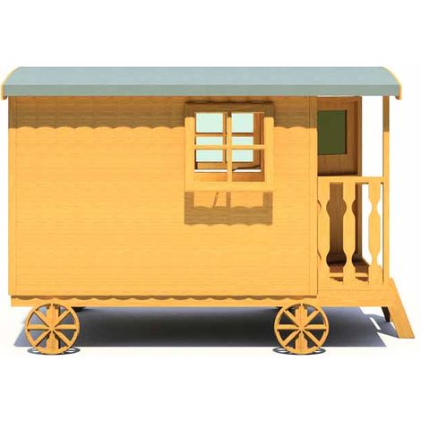 Caboose Little House - L146 x W228.6 x H170 cm
