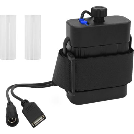Éclairage de vélo LED, 8,4 V, IPX7, rechargeable, pour le cyclisme urbain, le cyclisme sur route et les déplacements nocturnes.-AquaForge