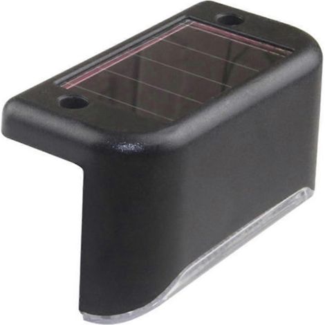 Lot de 10 lampes solaires LED pour escalier, terrasse et allée, étanches IP65, allumage et extinction automatiques. (1/5)