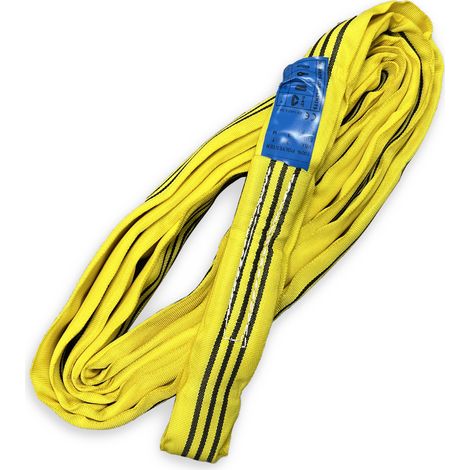 Sangle de levage estrope 3 tonnes – Longueur 3m – 100% polyester – EN 1492-2:2000 – WLL 3T – SF 7:1 pour chantiers humides