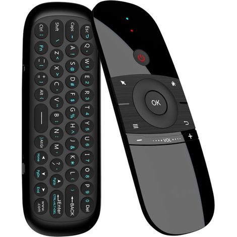 Télécommande Air Mouse sans fil 2.4 GHz – Clavier intégré 45 touches – Capteur gyroscopique 6 axes – Compatible Android TV et PC (1/5)