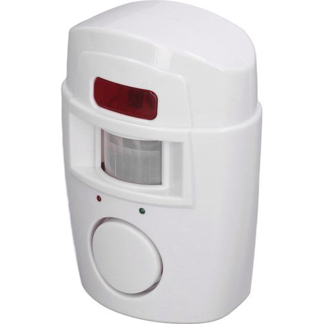 Alarme antivol extérieure avec détecteur de mouvement, télécommande sonore et lumineuse, mode silencieux, sans fil, pour allée de maison ou ferme. (1/5)