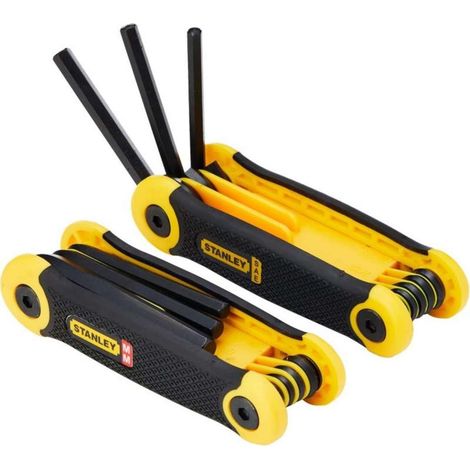 Stanley Utensili - Set tascabile di chiavi esagonali da 2 pezzi 2-69-267 (1/4)