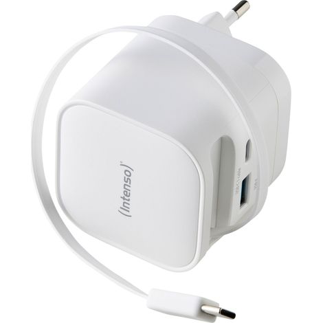 INTENSO Chargeur rapide 7806520, 65 W, blanc