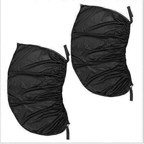 Lot de 2 accessoires de protection solaire pour voiture, fenêtre portable, pare-soleil et moustiquaire.