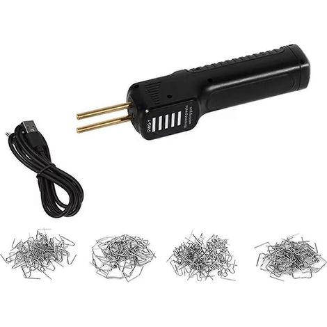Poste de soudage plastique pour pare-chocs de voiture, machine à souder, batterie 2500 mAh, agrafeuse à chaud, rechargeable par USB. (1/4)