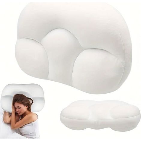 Oreiller oreiller cervical ergonomique en microbilles en coton oreiller cervical unisexe VHV wake (1/4)