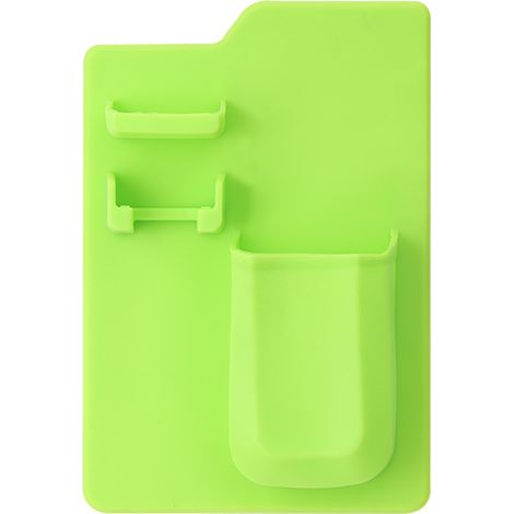 Support Pour Brosse À Dents - Support Adhésif En Silicone Pour Salle De Bain - Pour Miroir Ou Carrelage - 1 Pièce (1/5)