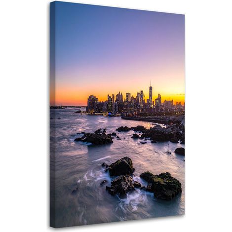 Bild auf Leinwand Sonnenuntergang in New York 30x45 (1/5)