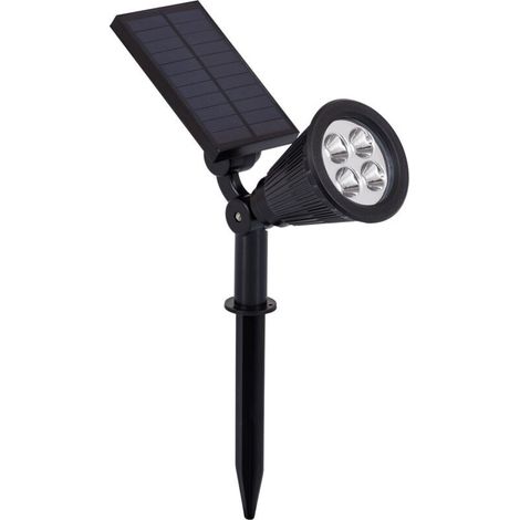Spot LED Solaire Meillion sur Piquet IP65 6000K Blanc froid - Spot LED Solaire Meillion sur Piquet IP65 6000K Blanc froid (1/5)