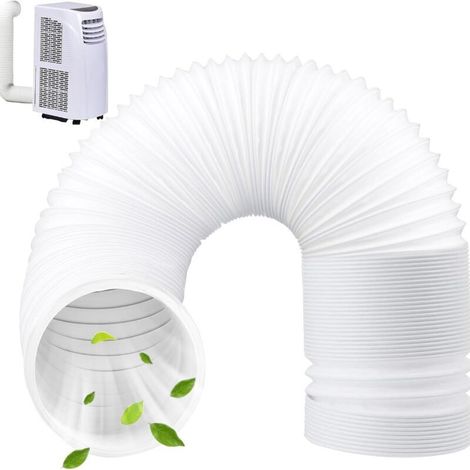 Tuyau Climatiseur Mobile, Tuyau D'évacuation D'air En Pvc Flexible Tube De Ventilation Unive (1/5)