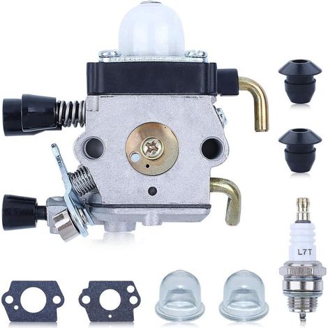 Carburateur Compatible Stihl FS38 FS45 FS46 FS55 FS55R FS55RC FS74 FS75 FS80 FR85 FH75 HL45 HL75 KM55 HS70 C1Q S63 S69 Avec Joint Filtre Bougie Tuyau