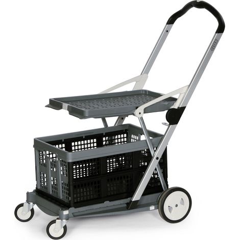 Carrito plegable Clax con freno y apertura fácil
