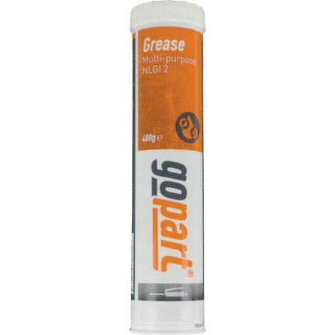 Cartouche de graisse NLGI 2 400g – Pour axes, vis et paliers – Graisse brune multi usage pour chantiers humides – Gopart