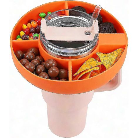 Silikonbecher für Stanley 40oz Becher mit Griff, wiederverwendbarer Snackbehälter, Vorspeisenschale für Stanley Becher (1/5)