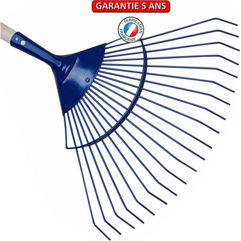 OUTILS PERRIN Balai à gazon dents rondes sans manche professionnel (1/2)