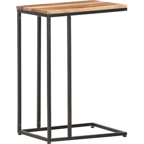 Table d'appoint-Table basse-Table Salon 35x45x65 cm Bois massif 749302 (1/5)