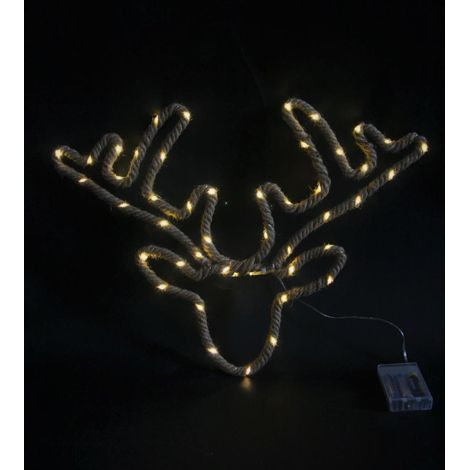 Christmas Hemp Rope Deer (1/5)