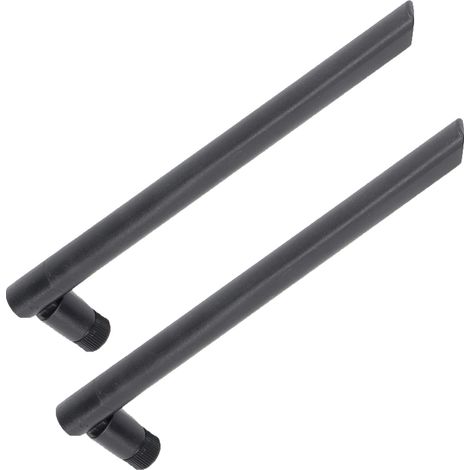 Antenne WiFi 5.8GHz 2.4GHz double bande 10dBi omnidirectionnelle SMA mâle, lot de 2 pièces pour routeur, adaptateur, amplificateur de signal. (1/5)