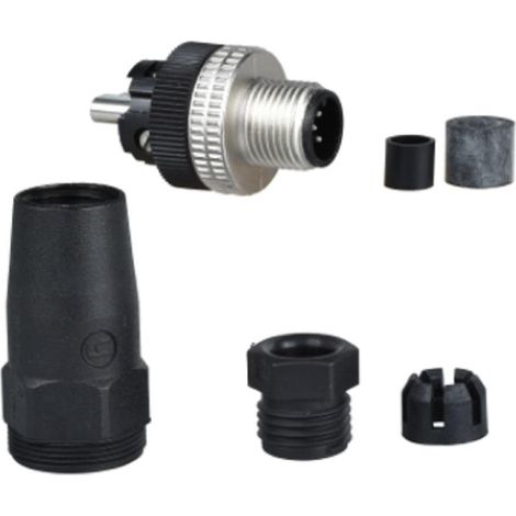 Schneider connettore con morsetti m12 maschio dritto 5 pin xzcc12mdm50b (1/2)