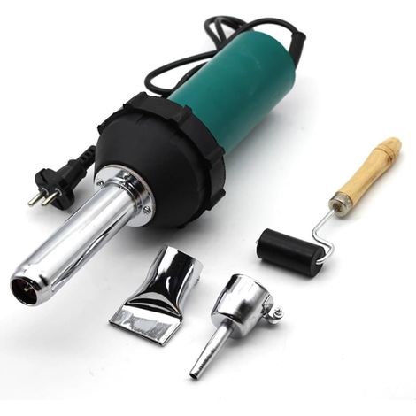 Pistola di Saldatura ad Aria Calda Pistolet de soudage à air Chaud en Plastique 1080 W 220 V avec buse et Rouleau Machine de soudage en Plastique Kit de Pistolets Thermiques Soudeur (1/5)