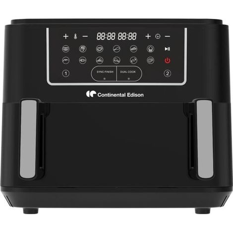 Ölfreie Heißluftfritteuse - CONTINENTAL EDISON - CEFR2400TB - 2600 W - 10,5 L - Schwarz (1/5)