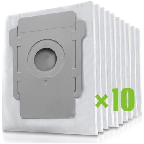10 pcs Sac Irobot Roomba i7, Sacs À Poussière de Rechange pour Aspirateur iRobot Roomba i7 i7+ / i7 Plus E5 E6 E7 S9 S9+ (1/5)