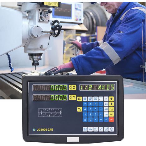 JCS900-2AE Encodeur industriel pour fraiseuse, échelle d'affichage 03020 mm, 5 V CC, 1 m/s, TTL, prise UE 110240 V (1/5)