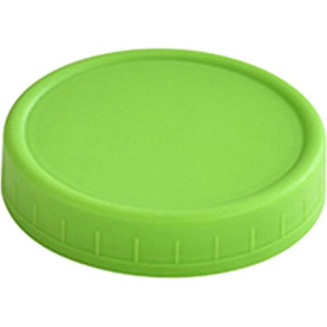 Couvercles de qualité supérieure pour bocaux Mason (lot de 4) : couvercles robustes, sans BPA, réutilisables, en plastique, pour la mise en conserve à sec, compatibles avec d'autres marques et plus en (1/5)