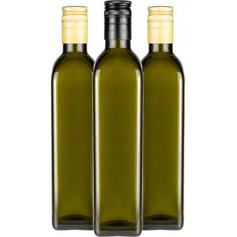 10 bottiglie di olio d'oliva MARASCA OLIVE da 500 ml