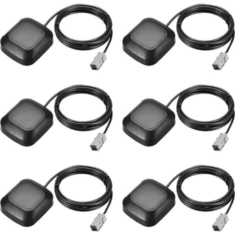 6 aktive GT5-1S Auto-GPS-Antennen mit Anschlusskabel für Alpine, Kenwood, JVC, Toyota, Honda, Nissan und 3M (1/5)