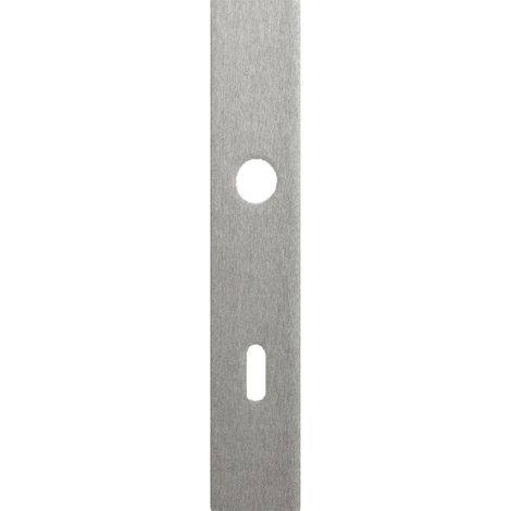 langschildpaar plat inox-bloque-porte pour chambre entre pour poignée de porte acier inoxydable - 32458035K1 72 mm