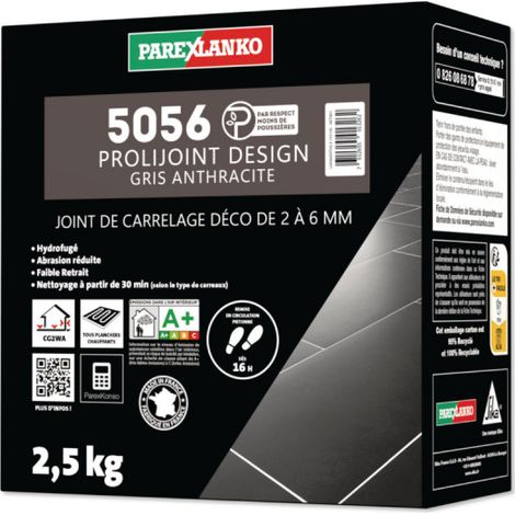 Mortero para juntas PAREXLANKO 5056 Prolijoint Design - Antracita - 2,5 kg - L5056ANTH2.5