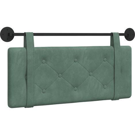 Tête de lit suspendue Vert Mer 110 x 55 x 5 cm Velours (1/5)