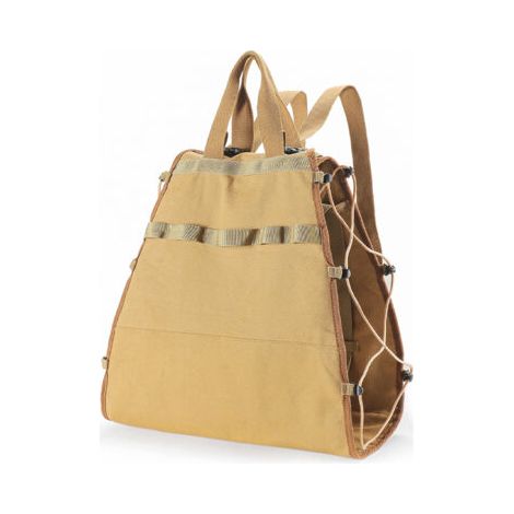 Porte-bûches de bois de chauffage extra-large Support de bois de chauffage en toile imperméable avec bandoulière pour un transport facile,B (1/5)