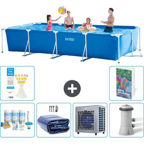 Intex Piscina con struttura Rettangolare - 450x220x84 cm - 7-pezzi S128 (1/5)