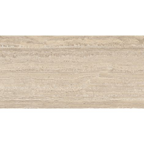 Mexen Neo Travertino Liner Natural glasiertes Feinsteinzeug rekt. G1, Boden-Wand-Fliese 120 x 60 cm, matt - TL302-120-060-05 (1/5)