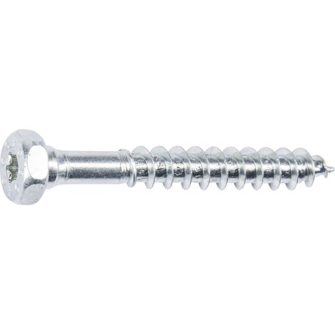 Schmidd Schrauben Holzbauschrauben 8.0 x 60 mm TX 30 Dualkopf - 30 Stück Spanplattenschrauben & Holzbauschrauben