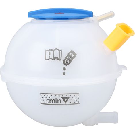 Ortviai Réservoir de liquide de refroidissement avec bouchon 1J0121403B pour VW Golf MK4 (1997–2006), ABS