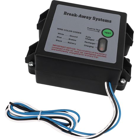 Kit de freinage d'urgence pour remorque, système de freinage d'urgence électrique avec contrôleur et indicateur LED pour véhicule 12 V (1/5)